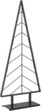 vidaXL Metalen kerstboom met standaard KUOPIO 150 cm Staal Zwart