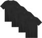 DANISH ENDURANCE T-shirt voor Heren - Crew Neck - Zwart - 4 pack - Maat XXL