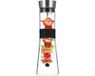 Klarstein Sile karaf 1 liter borosilicaatglas met fruitspies en stopper