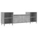 Meuble TV 160x35x55 cm bois traité gris béton