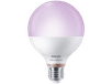 Philips Smart Lighting Smart Led Globe - Slimme Led-verlichting Gekleurd En Wit Licht E27 75w Mat Wi-fi Ledlamp