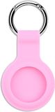 aircasetag Celly - Aircase Siliconen Sleutelhanger Airtag - Siliconen - Roze