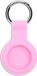 aircasetag Celly - Aircase Siliconen Sleutelhanger Airtag - Siliconen - Roze