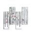 Homemania Wandafbeelding, motief hert, 4 stuks, dieren, woonkamer, slaapkamer, meerkleurig, 76 x 0,3 x 50 cm, HM204PMDF286, MDF
