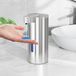 Fachixy Automatische zeepdispenser van roestvrij staal, contactloze sensor, USB-C, oplaadbaar met 2000 mAh accu, 3-traps instelbaar, 340 ml, IPX4-waterbescherming voor badkamer, keuken en toilet