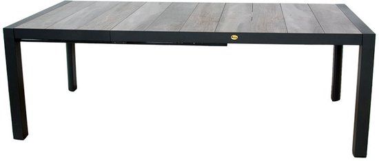 Oosterik Home Harrisburg uitschuifbare dining tafel midnight grey
