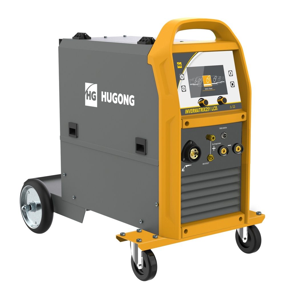 HUGONG MIG Lasapparaat LCD Pulse 250A