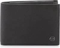 Piquadro Black Square Men's Wallet Flip Up ID Window Nero Zwart