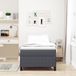vidaXL Boxspringbed Donkergrijs 90 x 200 cm Corduroy stof