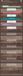 Donker Hout Ontwerp 10 Pocket File Opslag Pocket Chart, 14" x 58"