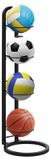 Support de football et de basket-ball - Gain de place - Noir