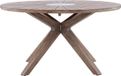 Hioshop Rosario tuintafel Ø140 bruin