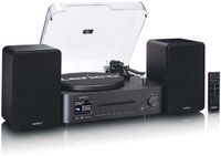 Lenco MC-760BK HiFi-set met DAB+ FM en Internetradio, CD en Bluetooth