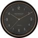 Atmosphera Horloge mural Montreux - Plastique/verre - Dia 29 cm - Noir