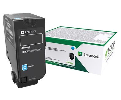 Lexmark 75B20C0 Toner Cartridge - Cyan - 10000 Pages - Original