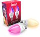 Innr Smart E14 LED Bulb - Zigbee - White and Colored Light - Dimmable - 500 Lumen - 2 Pack