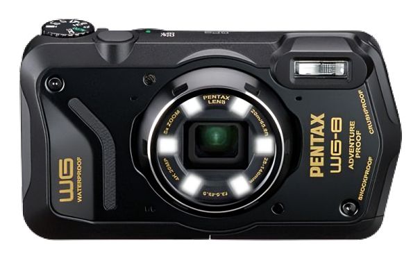 Pentax WG-8 compact camera Zwart