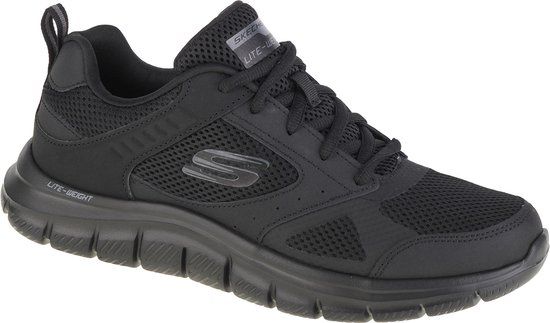 Skechers Track Syntac heren sportschoenen zwart maat 42