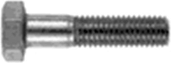 Hoenderdaal Fasteners Hoenderdaal Zeskantbout Rvs-A2 Sw-10 Din931 M6X60 | 100 stuks