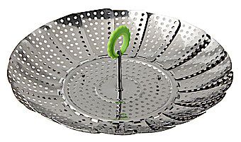 Fackelmann Stoommandje - 24 x 13 cm - Metaal - Zonder deksel