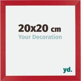 Your Decoration - Cadre photo 20x20 cm - MDF - Rouge - Mura