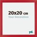 Your Decoration - Cadre photo 20x20 cm - MDF - Rouge - Mura