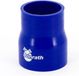 Bonrath Siliconen slang recht Reducer - Lengte:76mm - Ø51>38mm - Blauw