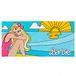 Franco Kids Super zachte katoenen strandlaken, Barbie, roze, 28 "x 58"