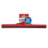 TONKITA | 24 stuks waterschuivers voor vloeren, klein, 33 cm, met rubberen profiel, ideaal voor balkons, terrassen en toiletten, 24 stuks
