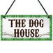 RED OCEAN Het Hondenhuis Nieuwigheid Opknoping Plaque Tuin Schuur Gate Teken Kennel Bed Man Grot Plaque