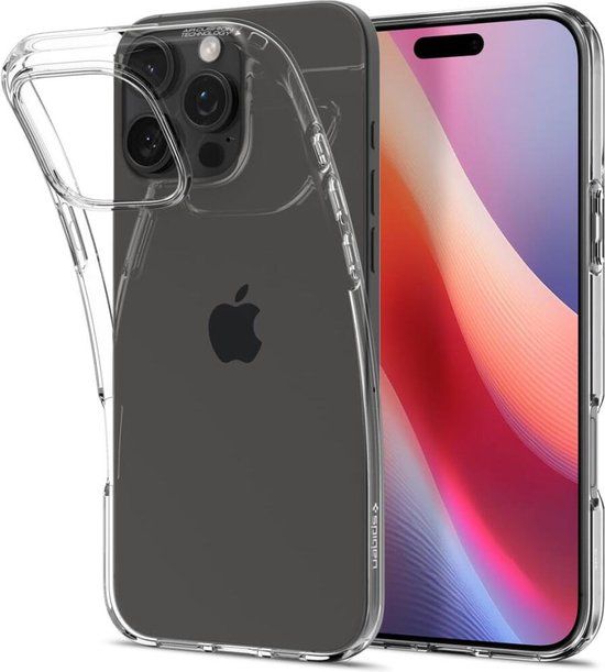 Spigen Liquid Crystal Hoesje Geschikt voor Apple iPhone 16 Pro - Transparant