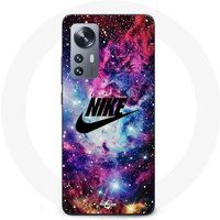 Nike Hoesje Xiaomi 12 5G Logo Zwart Roze Violet Blauw