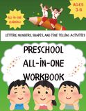 Preschool Super All-in-One Workbook: Letters, Numbers, Shapes, and Time Telling Activities