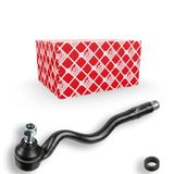 febi bilstein 12697 Trekstang Einde met moer, pak van één, Zwart