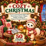 Cozy Christmas Cozy Christmas Coloring Book for Adults & Teens