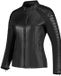 Rusty Stitches Donna Dames Motorfiets Leren Jas Zwart Maat 42