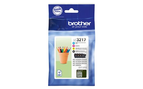 Brother LC-3217 Inktcartridge - Zwart/Cyaan/Magenta/Geel - Multipack