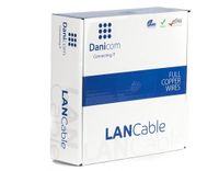 Danicom CAT6A S/FTP 50 meter kabel op rol stug - LSZH (Dca)