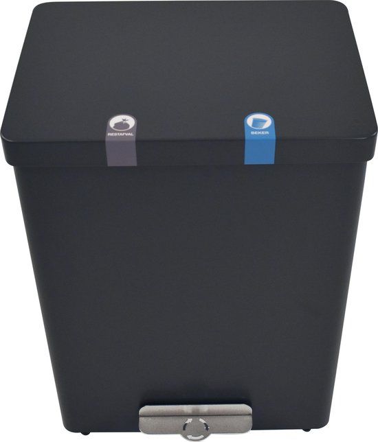 Vepa Bins RecycloKick 68L White Wall-mounted Waste Bin - VB191406