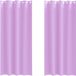 vidaXL Blackout Gordijnen met Ringen 2 st Paars 260 x 140 cm Polyester