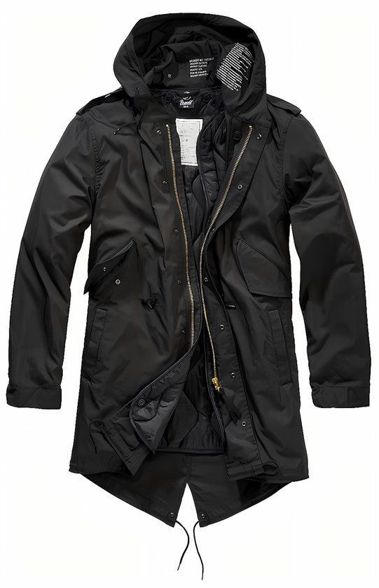 Brandit M51 US Parka Heren Parka - zwart - XL