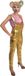 Ciao S.r.l. Harley Quinn Dames Verkleedpak Goud Maat S