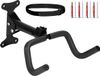 Support mural pour vélo - angle et distance du mur réglables - pliable - Noir