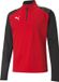 Puma TeamLIGA 1/4 Zip Trainingssweater Junior - Maat 164 - Zwart/Rood