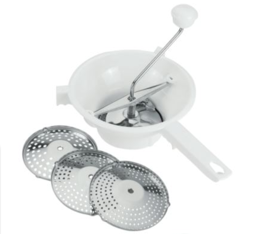 Metaltex Passeerzeef - 24 cm - RVS - 3 bladen - Vaatwasserbestendig
