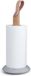 GEJST Design - GRAB - Naturel eiken keukenrolhouder met leer en beton - Ø15xh35cm