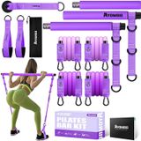 Solidchoice - Kit de Pilates avec Bandes de Résistance pour Usage Domestique