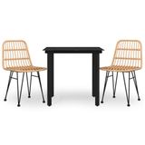 VidaXL 3157887 Tuinset Zwart
