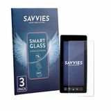 Savvies 3 Stuks Screenprotector voor Dystopiaworld Bike Computer - Transparant