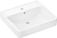 Hansgrohe Xanuia Q Wastafel/Fontein - 55x48cm - inbouw - 1 kraangat - met overloop - glans wit